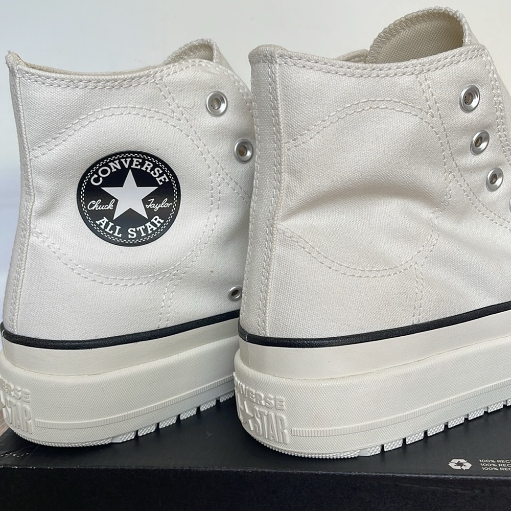 Converse Mens CTAS A02832C
CTAS CONSTRUCT HI VINTAGE WHITE/BLACK/EGRET
PLATFORMS - Picture 15 of 16